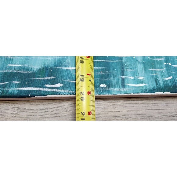 Lighthouse 16X20 Painting On Canvas Stretched Over Wood Frame, Unknown Artist - Picture 9 of 10